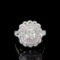 14k Gold 1.57 Ctw Natural E Diamond Ring/pendant