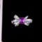14k Gold 1.56 Ctw Natural Sapphire & Diamond Ring