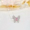 14k Gold 0.42 Ctw Natural Pink Diamond & Diamond Necklace