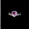 14k Gold 1.23 Ctw Natural Sapphire & Diamond Ring