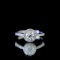14k Gold 0.50 Ct Natural D Diamond Ring