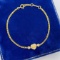 14k Gold 0.27 Ctw Natural Yellow Diamond & Diamond Bracelet