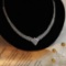 14k Gold 5.48 Ct Natural H Diamond Necklace