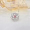 14k Gold 0.44 Ctw Natural Pink Diamond & Diamond Necklace