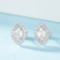 14k Gold 0.52 Ctw Natural H Diamond Earrings