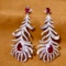 14k Gold 3.05 Ctw Vivid Red Natural Ruby & Diamond Earrings