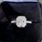 14k Gold 0.51 Ct Natural F Diamond Ring