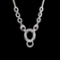 14k Gold 0.5 Ct Natural H Diamond Necklace