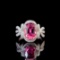 14k Gold 2.71 Ctw Natural Tourmaline & Diamond Ring