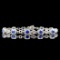 14k Gold 4.17 Ctw Natural Sapphire & Diamond Bracelet
