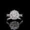 14k Gold 0.95 Ctw Natural G Diamond Ring