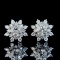 14k Gold 0.94 Ctw Natural I Diamond Earrings