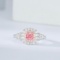 14k Gold 0.83 Ctw Natural Pink Diamond & Diamond Ring