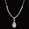14k Gold 1 Ct Natural H Diamond Necklace