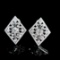 14k Gold 1.02 Ctw Natural G Diamond Earrings