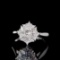 14k Gold 0.91 Ctw Natural H Diamond Ring
