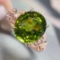 14k Gold 6.00 Ct Natural Tourmaline & Diamond & Sapphire Ring