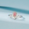 14k Gold 0.35 Ctw Natural Pink Diamond & Diamond Ring