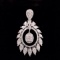 14k Gold 1.1 Ct Natural H Diamond Pendant