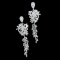 14k Gold 1 Ct Natural H Diamond Earrings