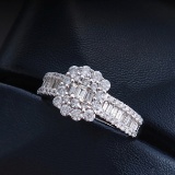 14k Gold 1 Ct Natural H Diamond Ring