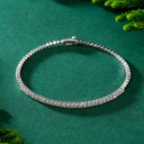 14k Gold 0.78 Ct Natural H Diamond Bracelet