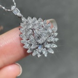 14k Gold 0.75 Ct Natural H Diamond Pendant