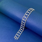 14k Gold 2.25 Ct Natural H Diamond Bracelet