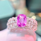 14k Gold 1.78 Ct Natural Sapphire & Diamond Ring