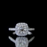 14k Gold 1.01 Ct Natural G Diamond Ring