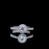 14k Gold 0.30 Ct Natural G Diamond Ring