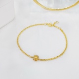 14k Gold 0.29 Ctw Natural Yellow Diamond & Diamond Bracelet