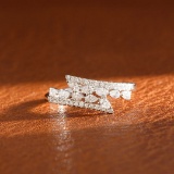 14k Gold 0.35 Ctw Natural H Diamond Ring