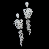 14k Gold 1 Ct Natural H Diamond Earrings