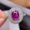 14k Gold 1.70 Ct Natural Ruby & Diamond Ring
