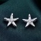 14k Gold 0.38 Ct Natural H Diamond Earrings