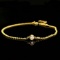 14k Gold 0.1 Ct Natural H Diamond Bracelet