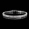 14k Gold 3.12 Ct Natural H Diamond Bracelet