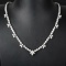 14k Gold 8.52 Ct Natural H Diamond Necklace