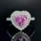 14k Gold 2.81 Ctw Natural Sapphire & Diamond Ring