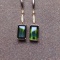 14k Gold 3.7 Ct Natural Tourmaline & Diamond Earrings