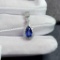 14k Gold 2.10 Ctw Natural Sapphire & Diamond Pendant