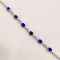 14k Gold 6.86 Ct Natural Sapphire & Diamond Bracelet