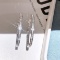 14k Gold 1.34 Ct Natural H Diamond Earrings