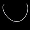 14k Gold 5 Ct Natural H Diamond Necklace