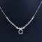 14k Gold 1.23 Ct Natural H Diamond Necklace