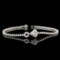 14k Gold 1 Ct Natural H Diamond Bracelet