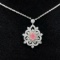 14k Gold 0.82 Ctw Natural Pink Diamond & Diamond Necklace