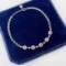 14k Gold 0.73 Ctw Natural Pink Diamond & Diamond Bracelet