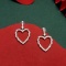 14k Gold 0.36 Ct Natural H Diamond Earrings